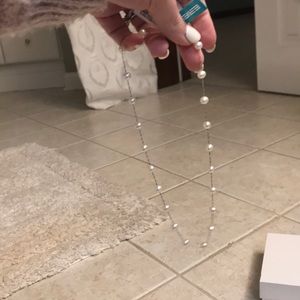 Beautiful real pearl necklace for macys. Never wor